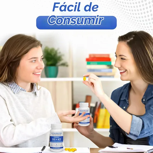 Vista 9 de Cápsulas blandas de vitamina D3 K2, 5000 UI D3 con K2 MK-7, suplemento de apoyo óseo y cardíaco – Fórmula a base de aceite de alta absorción, sin OMG
