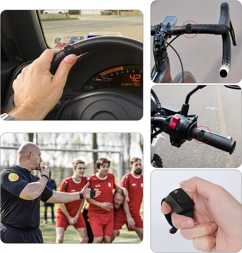 Vista 6 de Walkie Talkie - Auriculares Bluetooth con micrófono de cancelación de ruido, auricular inalámbrico de 2 pines con PTT de dedo compatible con radios