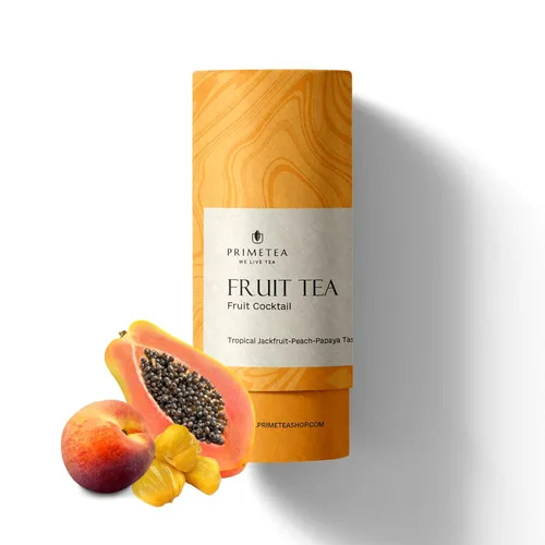 Vista 41 de Prime Tea Grandma's Fruit Basket – Exquisita fruta tisana, hojas sueltas orgánicas de primera calidad, deliciosa mezcla de té de hierbas, natural
