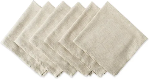 Vista 36 de DII - Colección de mesa jaspeado, juego de manteles individuales, 3x19 pulgadas, albaricoque, 6 piezas