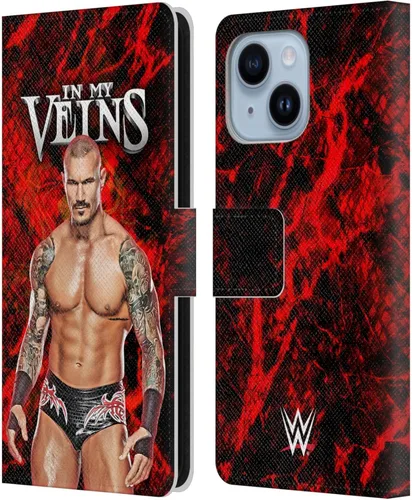 Vista 11 de Head Case Designs Officially Licensed WWE in My Veins Randy Orton Leather Wallet Case Compatible with Apple iPhone 11
