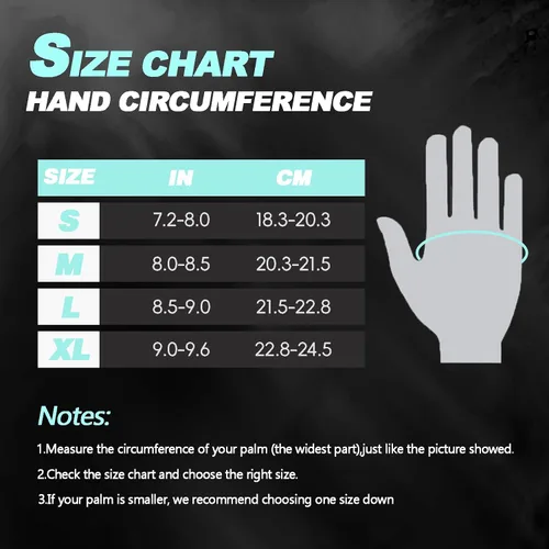 Vista 6 de Seektop Guantes de entrenamiento transpirables para mujeres y hombres, guantes gruesos acolchados para levantamiento de pesas, protección completa