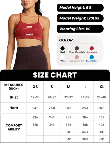 Vista 6 de AVGO Sujetador deportivo con espalda en Y para mujer