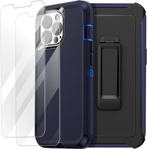 Vista 13 de AICase Funda para iPhone 12 Pro Max (6.7"), resistente protección contra caídas, cuerpo completo, a prueba de golpes, a prueba de polvo, protección