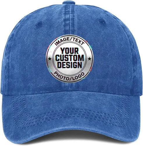 Vista 12 de Sombrero personalizado a granel Agregue su propio diseño aquí Sombreros personalizados Gorra de béisbol personalizada Hombres y mujeres