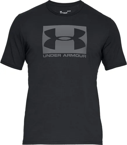 Vista 8 de Under Armour Camiseta UA Boxed Sportstyle para hombre (004) negro/amarillo de alta visibilidad