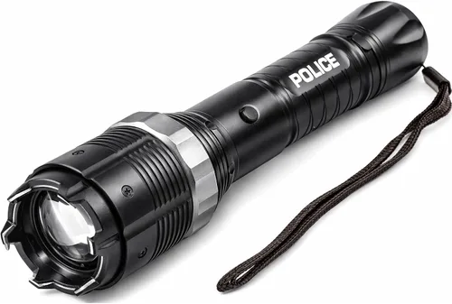 Vista 2 de POLICE Stun Gun 8800 - Max Volt recargable con linterna táctica LED