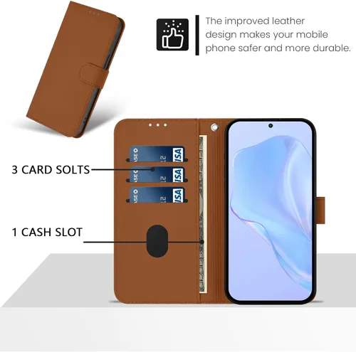 Vista 2 de bojioderf Funda de piel sintética compatible con Nothing CMF Phone 1, compatible con Nothing CMF Phone 1, cierre magnético, soporte para tarjetas