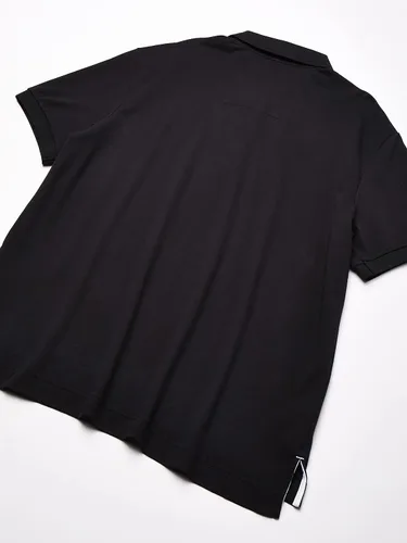 Vista 4 de Nautica Polo de algodón suave liso de manga corta para hombre