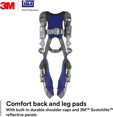 Vista 8 de 3M DBI-SALA ExoFit X300 - Arnés de seguridad para chaleco cómodo, protección contra caídas, industria general, OSHA, ANSI, correa de pierna