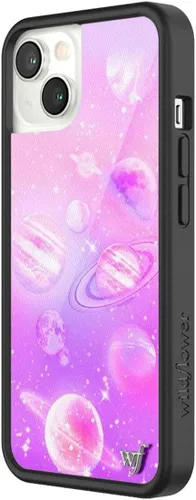 Vista 2 de Wildflower Carcasas - Compatible con iPhone 13 Parachoques protector, certificado de prueba de caída de 6.5 pies, pequeña empresa propiedad