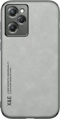 Vista 6 de Kepuch Funda Silklike para Xiaomi Poco X5 Pro 5G/Redmi Note 12 Pro Speed - Cubierta Parachoques Placa De Metal Incorporada Para Xiaomi Poco X5 Pro