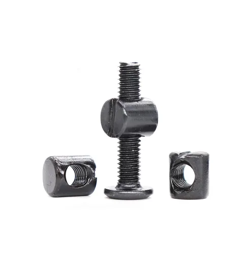 Vista 3 de cSeao Juego de 15 tornillos hexagonales negros M6 de 0.591 in para muebles y sillas de cuna