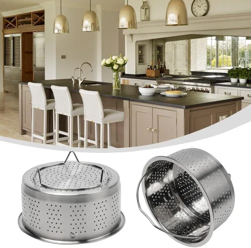 Vista 5 de Stainless Steel Steamer Basket for Vegetables, Eggs, and Dumplings