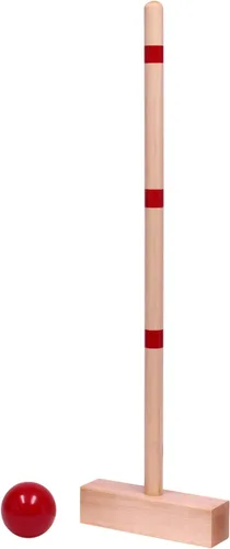 Vista 3 de Family Tradition - Juego de croquet de madera para 8 jugadores con bolsa de transporte
