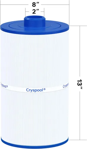 Vista 3 de Cryspool® 08008 Filtro compatible con PCS75N, Maax Spas, 100594, C-8475, FC-3320, cartucho de filtro de spa de 75 pies cuadrados, 1 paquete