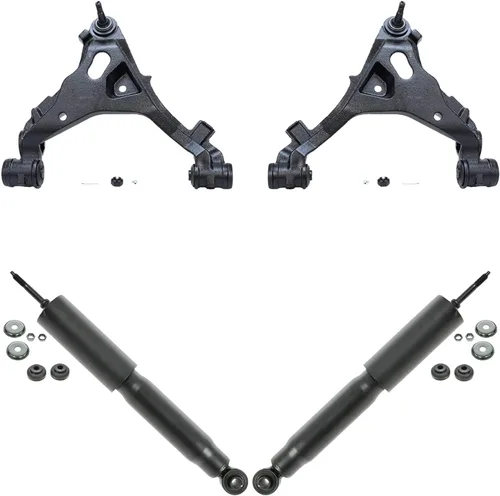 Vista 127 de Detroit Axle - Ejes de eje CV delantero izquierdo y derecho + Reemplazo de juntas esféricas de brazos de control inferiores delanteros para Ford