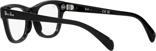 Vista 5 de Ray-Ban Marcos cuadrados para anteojos con receta Ry9707v para niños jóvenes, Negro (blackDemo Lens)