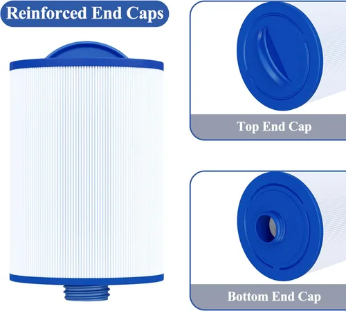 Vista 5 de Cryspool® 06008 Filtro compatible con 6CH-940, PWW50P3 (no PWW50P4), FC-0359, filtro de bañera de hidromasaje Viking Spa, cartucho de filtro de spa