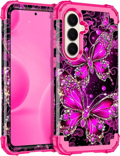 Vista 33 de Casetego Funda para Galaxy A16 5G, Tres Capas de Alta Resistencia Robusta a Prueba de Golpes, Protección Completa Rugosa de PC Duro + Parachoques