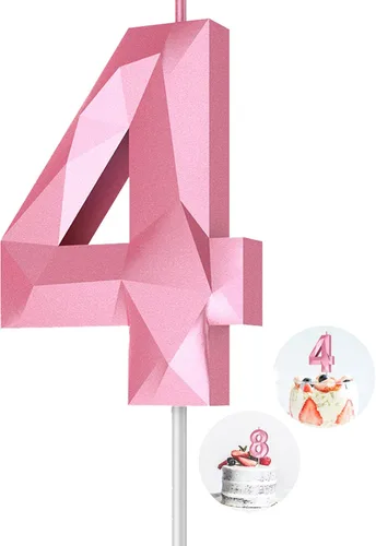 Vista 96 de Velas de cumpleaños con números (0 velas negras), forma de diamante 3D, decoración de pastel de feliz cumpleaños para niños y hombres, cumpleaños