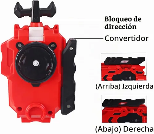 Vista 4 de Battling Tops Burst Superking B-169 Juguetes de Giroscopio para niños con lanzador (B-169)