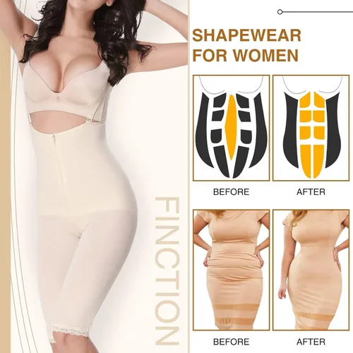 Vista 2 de FeelinGirl Faja Shapewear Tummy Control for Women Body Shaper Shorts Hi-Waist Butt Lifter Thigh Slimmer