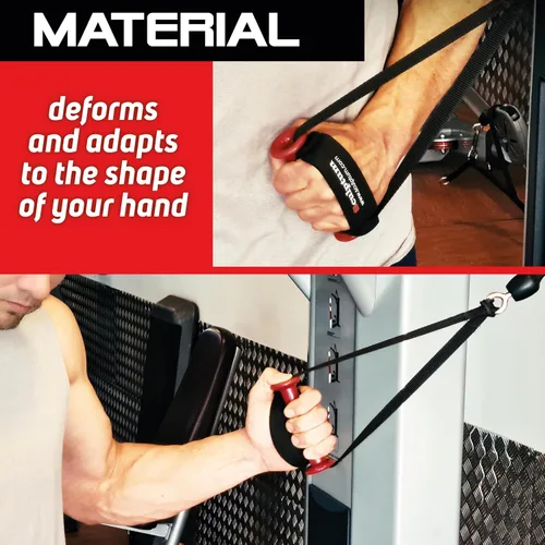 Vista 3 de Guantes de gimnasio anti-callo, acolchado adaptativo negro para entrenamiento con pesas, crossfit, fitness, protección de agarre cómodo