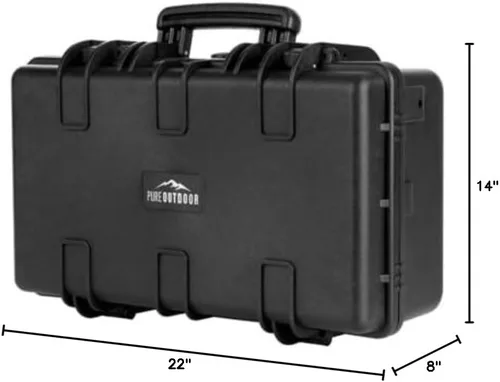 Vista 7 de Monoprice. Funda de cámara resistente a la intemperie con espuma personalizable, varios tamaños.