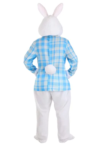 Vista 5 de Disfraz Mascota Deluxe de Conejo de Pascua para Adultos Multicolor