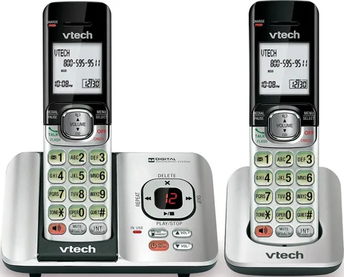 Vista 18 de Teléfono inalámbrico VTech DECT 6.0, Plateado