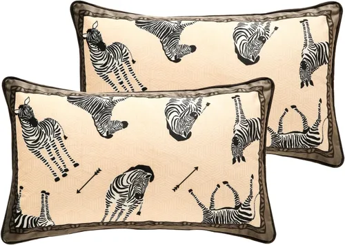 Vista 56 de patdrea Funda de almohada de terciopelo francés de diseño, 18 x 18 pulgadas Aviario