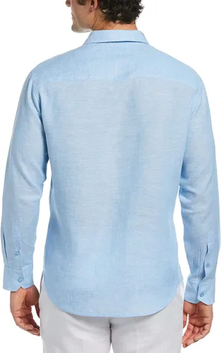 Vista 2 de Cubavera Camisa Emb de manga larga para hombre