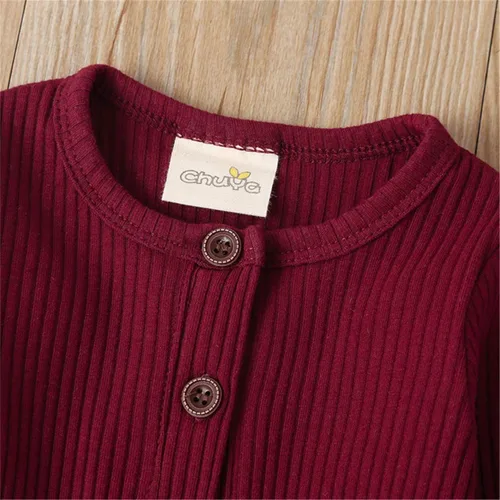 Vista 5 de Kuriozud Mameluco de una pieza para recién nacido, unisex, con botones, para bebé y niña
