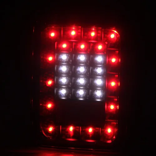 Vista 3 de Anzo USA - Luces traseras LEDES para Jeep Wrangler, Humo