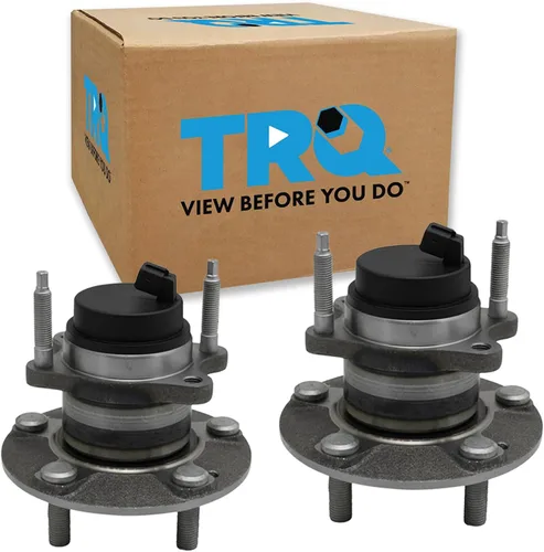 Vista 67 de TRQ Juego de 2 rodamientos de rueda delantera y conjunto de cubo compatible con Tesla 3 2020 Y 2018-2019 para Tesla 3 2020 Tesla Y AWD 2018-2019