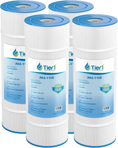 Vista 10 de Tier1 Cartucho de filtro para piscina y spa Reemplazo para Pentair Clean & Clear Plus 320, CCP320, Pleatco PCC80, Unicel C-7470 y más Medios