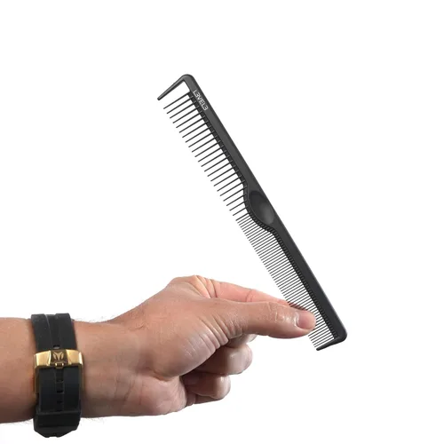 Vista 4 de L3 Juego de peine de carbono - Calidad profesional de peluquería y peluquería - Barbería y peluquería