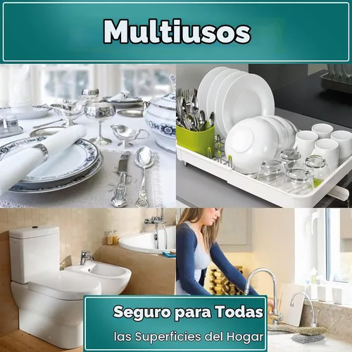 Vista 5 de Perfect Scour - Paquete de 2 esponjas para fregar para cocina, multiusos antiarañazos con poder de fregado resistente, limpiador suave y rápido