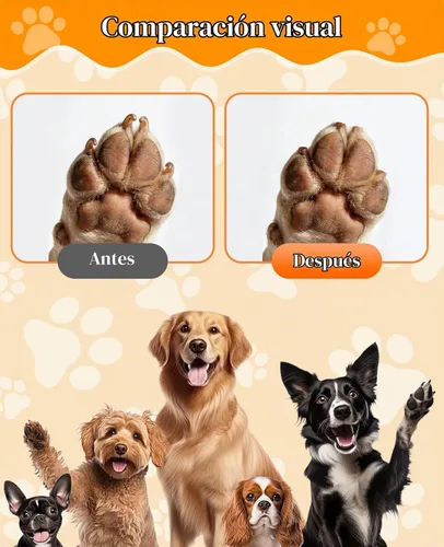 Vista 4 de Lima de uñas para perro, 2 piezas de madera suave de fácil agarre para mascotas limadora de uñas para gatos y perros