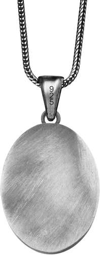Vista 2 de Collar de ángel de la muerte, colgante de la parca, joyería del mundo oscuro, accesorio gótico, plata de ley 925, collar artesanal de regalo