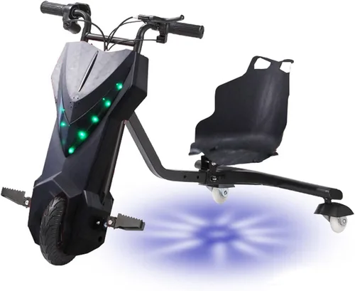 Vista 17 de Triciclo eléctrico de la deriva, 3 ruedas pedal triciclo Scooter 6 pulgadas