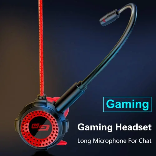 Vista 5 de Bluelans Auriculares para videojuegos con cable con micrófono auriculares intraurales para juegos para PS5S PS4 Xboxs Nintendos Switch Playstations