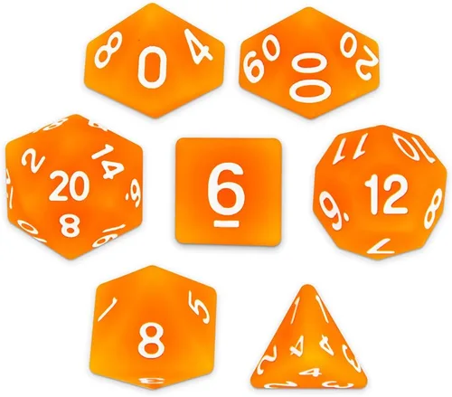 Vista 3 de Brybelly Juego de 7 dados poliédricos Series III Wiz - Edición más reciente
