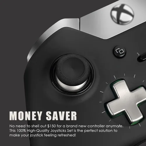 Vista 3 de TOMSIN Palillos de repuesto 6 en 1, intercambian joysticks magnéticos para Xbox One Elite Controller Series 1