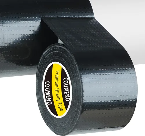 Vista 13 de Cinta de sellado de COUMENO para tope resistente 0.2inX0.4inX33FT adhesiva impermeable para puertas y ventanas, perfecta para bloquear corrientes