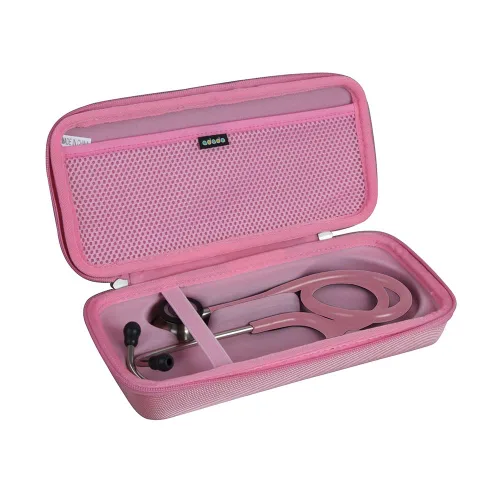 Vista 11 de Adada Estuche rígido de viaje para estetoscopio de monitoreo 3M Littmann Classic III (negro)