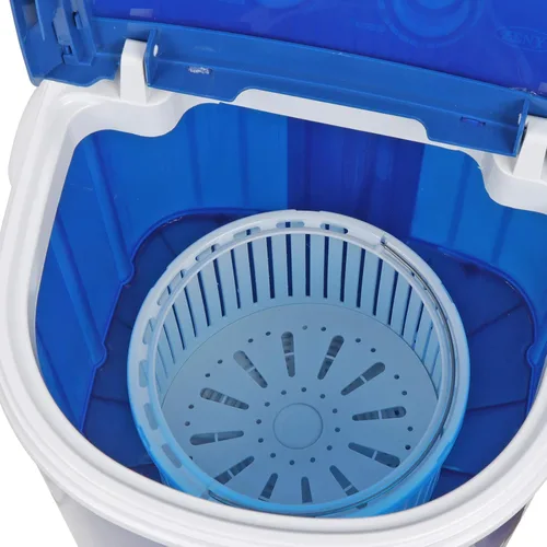 Vista 3 de Nouva Mini lavadora, lavadora portátil de 5.7 libras para lavandería compacta, lavadora de camping semiautomática y giratoria