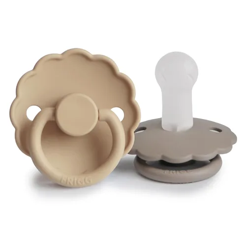 Vista 13 de FRIGG Daisy SilkySoft - Chupete de silicona para bebé, fabricado en Dinamarca, sin BPA (aurora/blanco brillante, 6-18 meses)