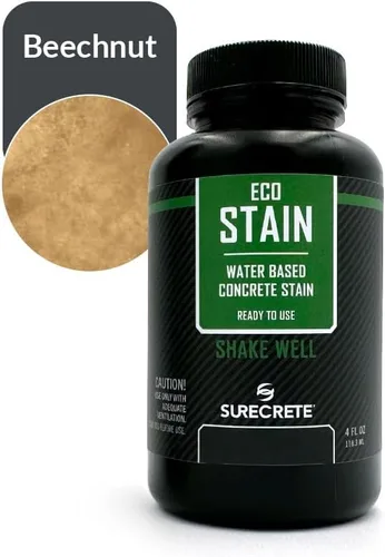 Vista 18 de Surecrete Eco Stain - Tinte a base de agua para hormigón, probador de 4 onzas, nogal